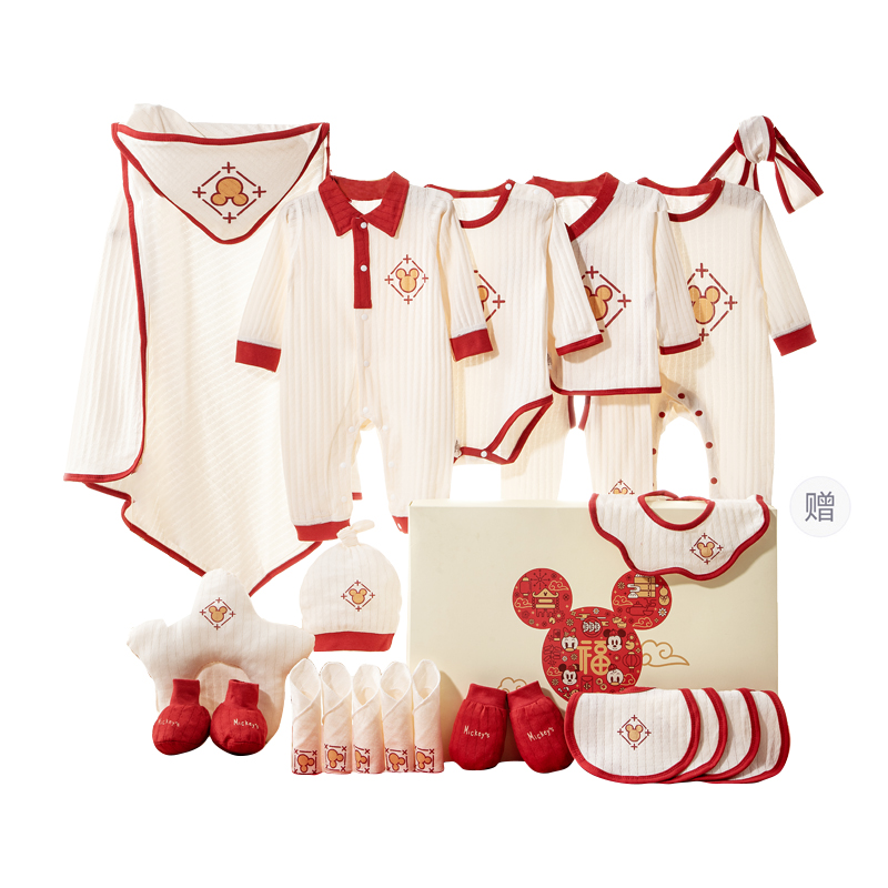 

Подарочный набор для малыша 2 предмета для младенцев и детей ясельного возраста Disney, красный