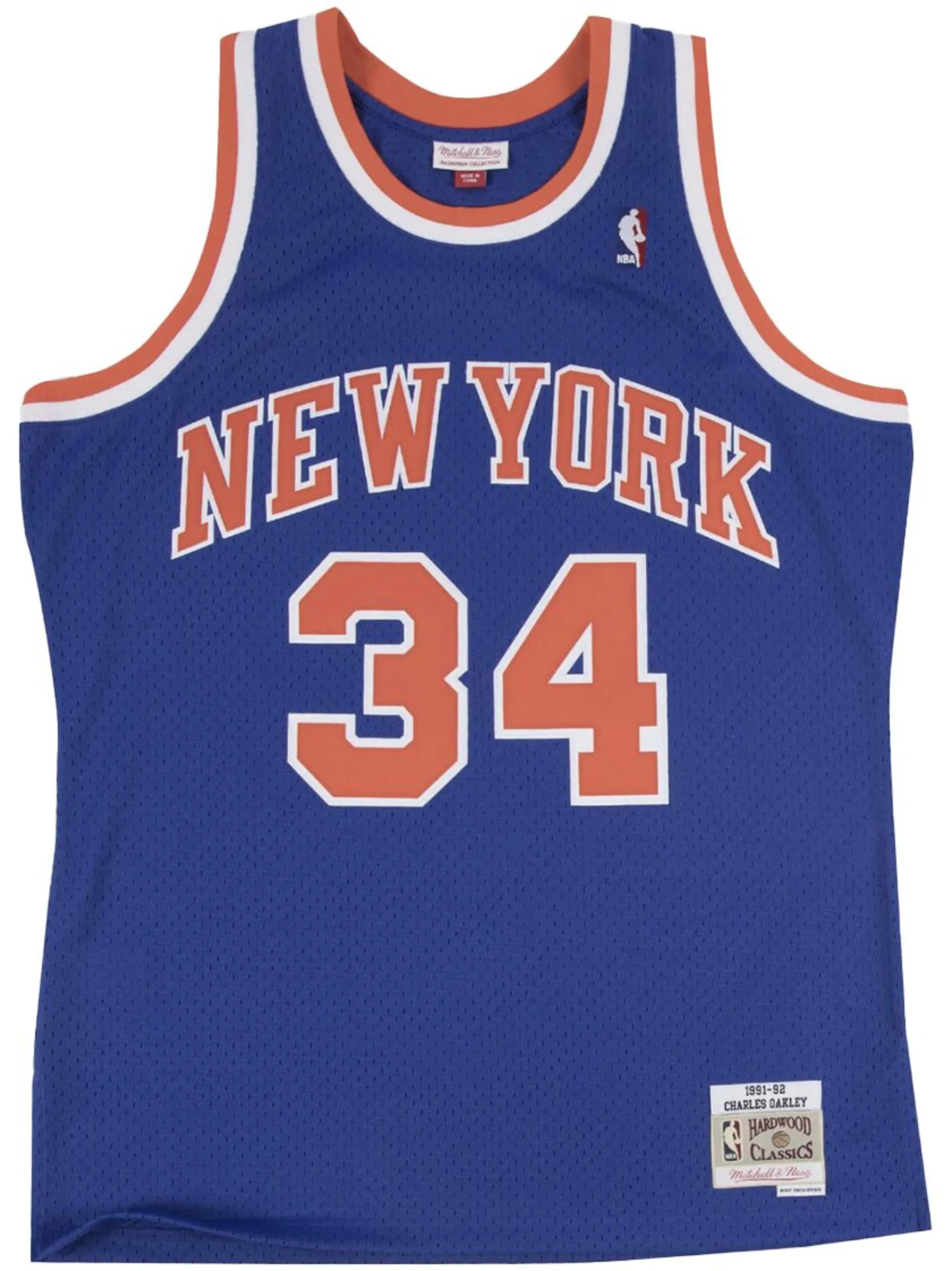 

Топ NBA Knicks 91 Charles Oakley Mitchell & Ness, синий