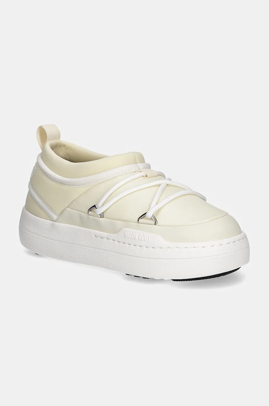 Зимние ботинки женские Moon Boot MB PARK ICON короткие текстильные, бежевый