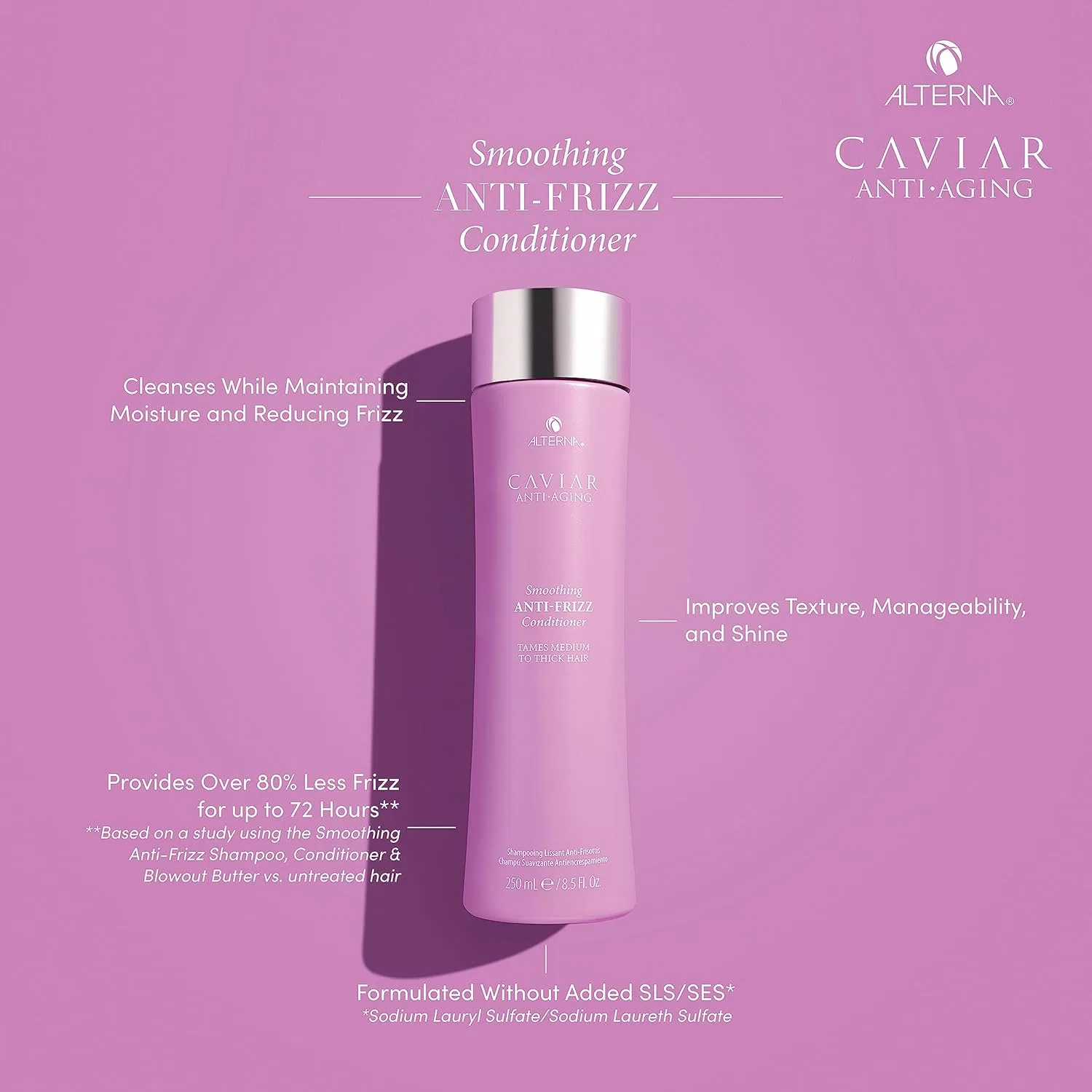 Разглаживающий кондиционер против пушистости «Caviar Smoothing Anti-Frizz» от Alterna Alterna — фото 2