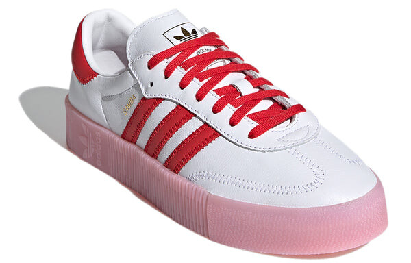 Кроссовки (WMNS) adidas originals Sambarose 'White Red', белый — фото 3