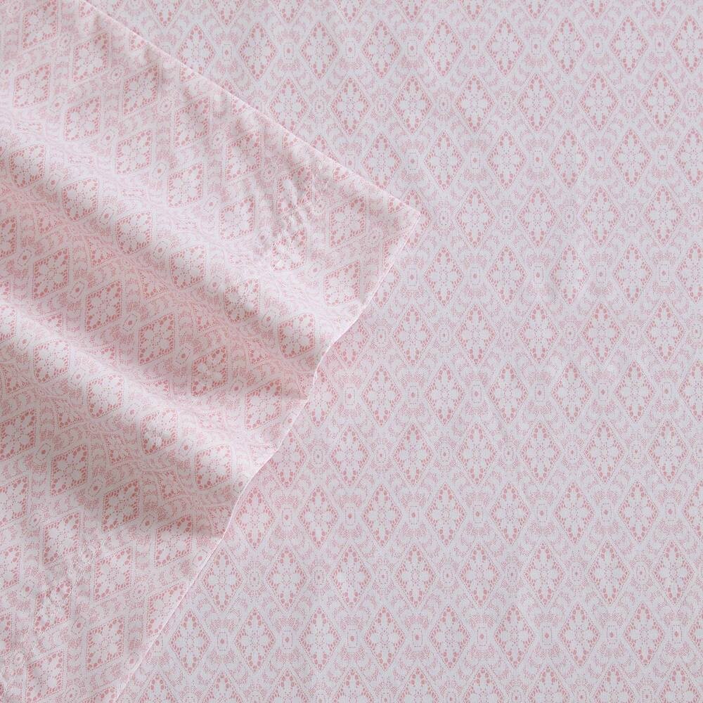 

Комплект простыней с принтом Betsey Johnson и наволочек, цвет Pink Lace