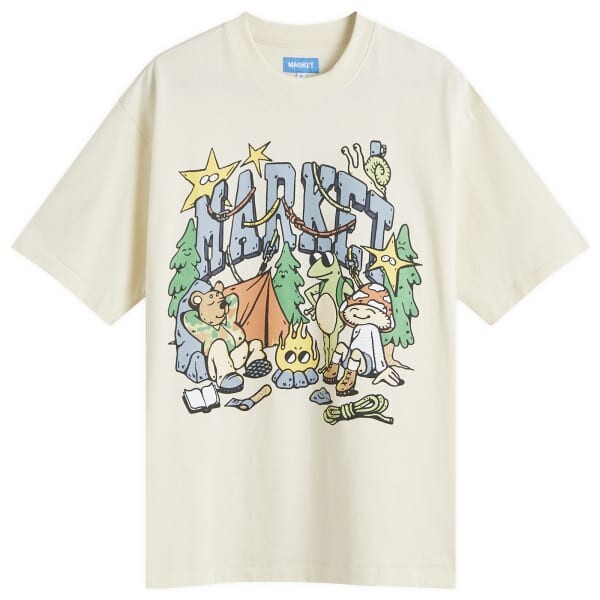 

Футболка Backcountry Buds Market, экрю