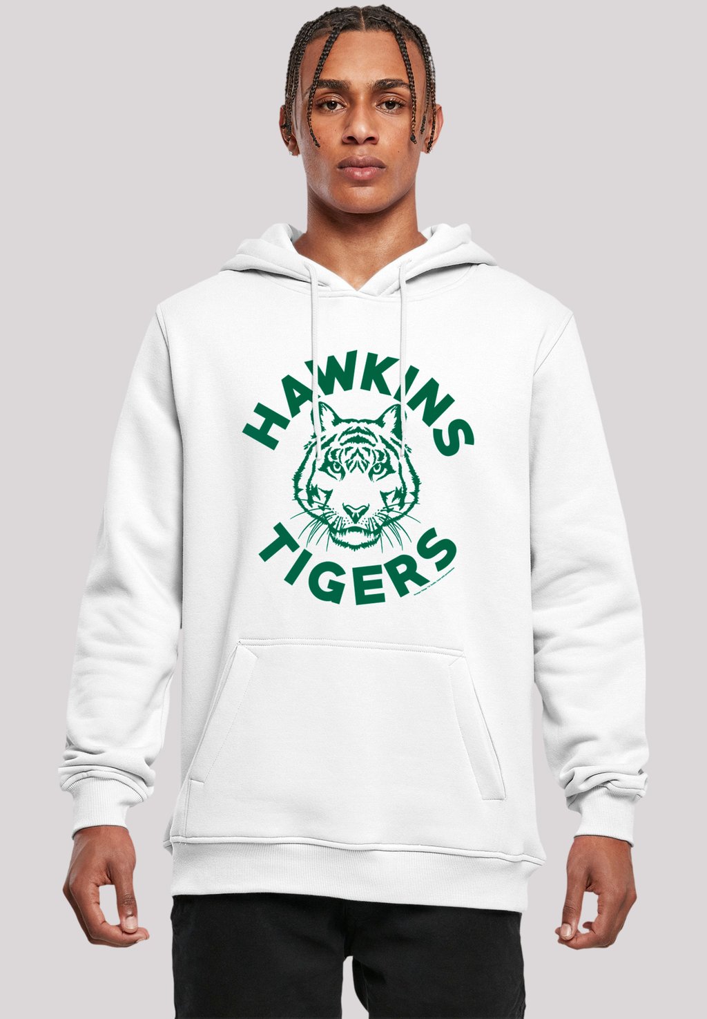 

Толстовка STRANGER THINGS HAWKINS TIGERS NETFLIX TV SERIES - Hoodie F4NT4STIC, белый