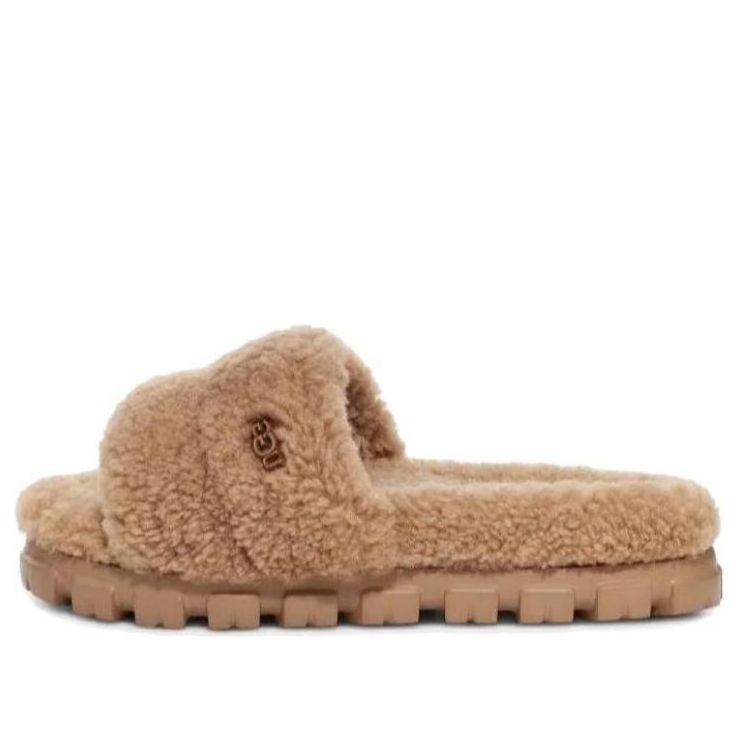 Шлепанцы (WMNS) UGG Cozetta Curly Slide 'Chestnut'