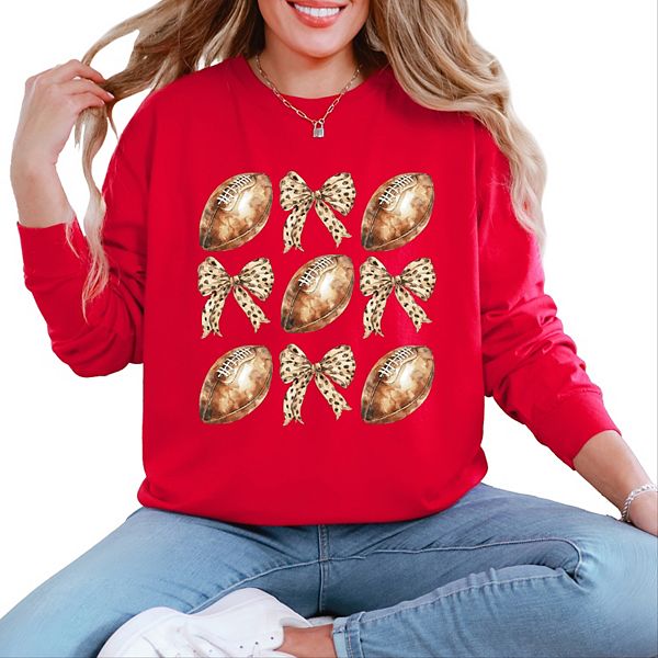 

Футболка Coquette football chart с длинным рукавом, окрашенная в стиле garment dyed Simply Sage Market, Red, Зеленый, Футболка Coquette football chart с длинным рукавом, окрашенная в стиле garment dyed Simply Sage Market, Red