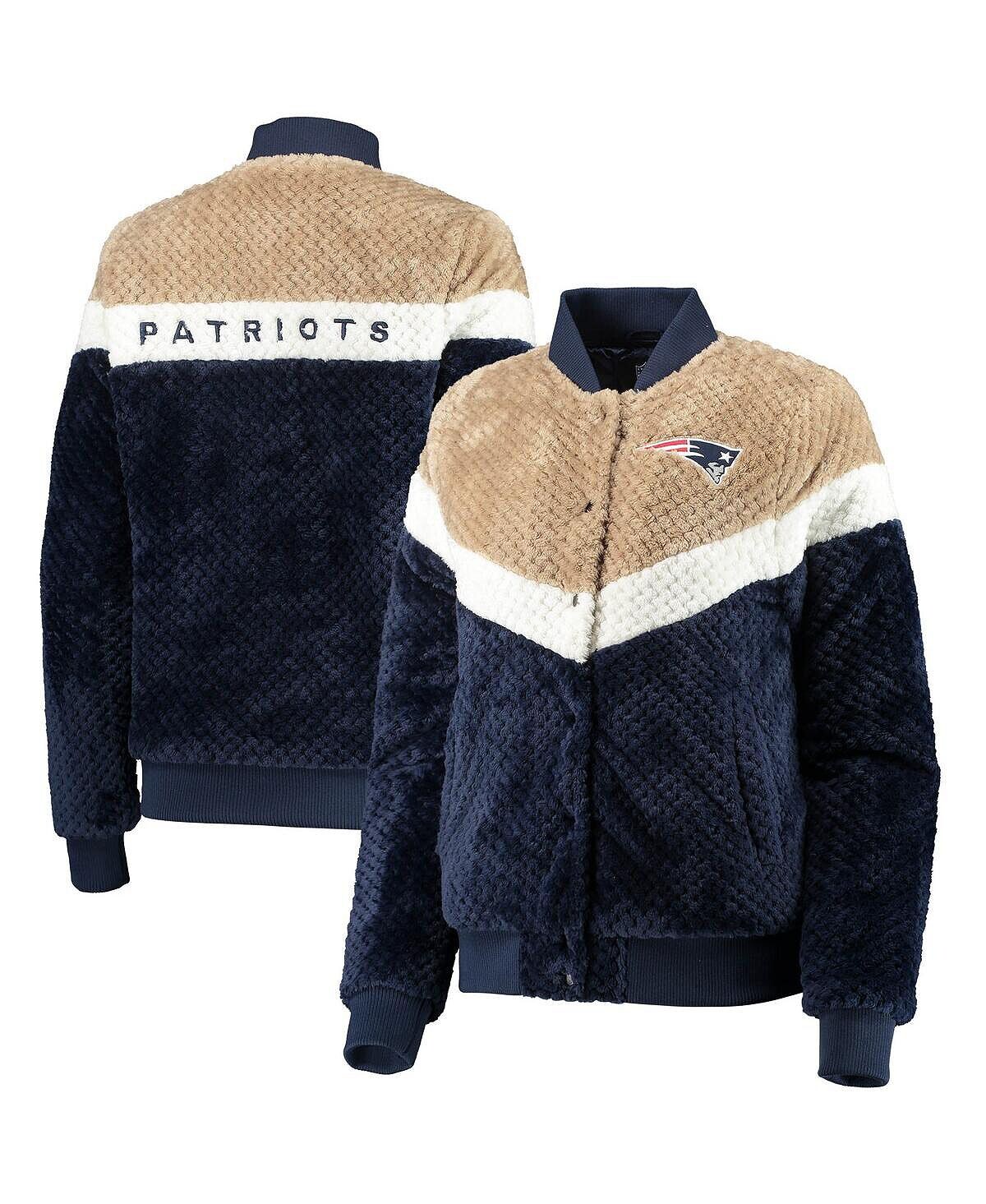 

Женская темно-кремовая куртка New England Patriots Riot Squad из шерпы с застежкой на пуговицы G-III 4Her by Carl Banks, Бежевый, Женская темно-кремовая куртка New England Patriots Riot Squad из шерпы с застежкой на пуговицы G-III 4Her by Carl Banks