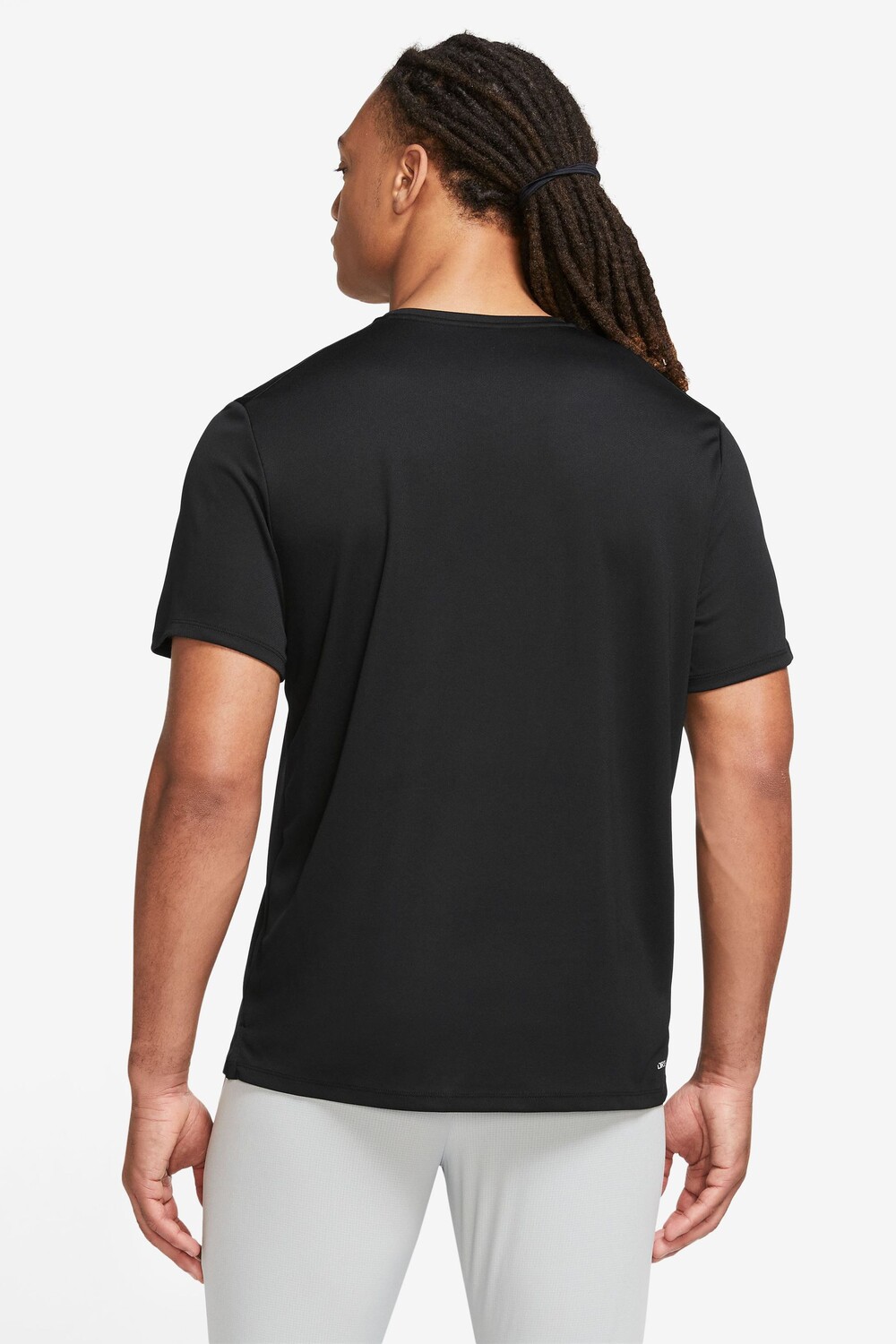 Беговая футболка Dri-FIT Miler Nike, черный — фото 2