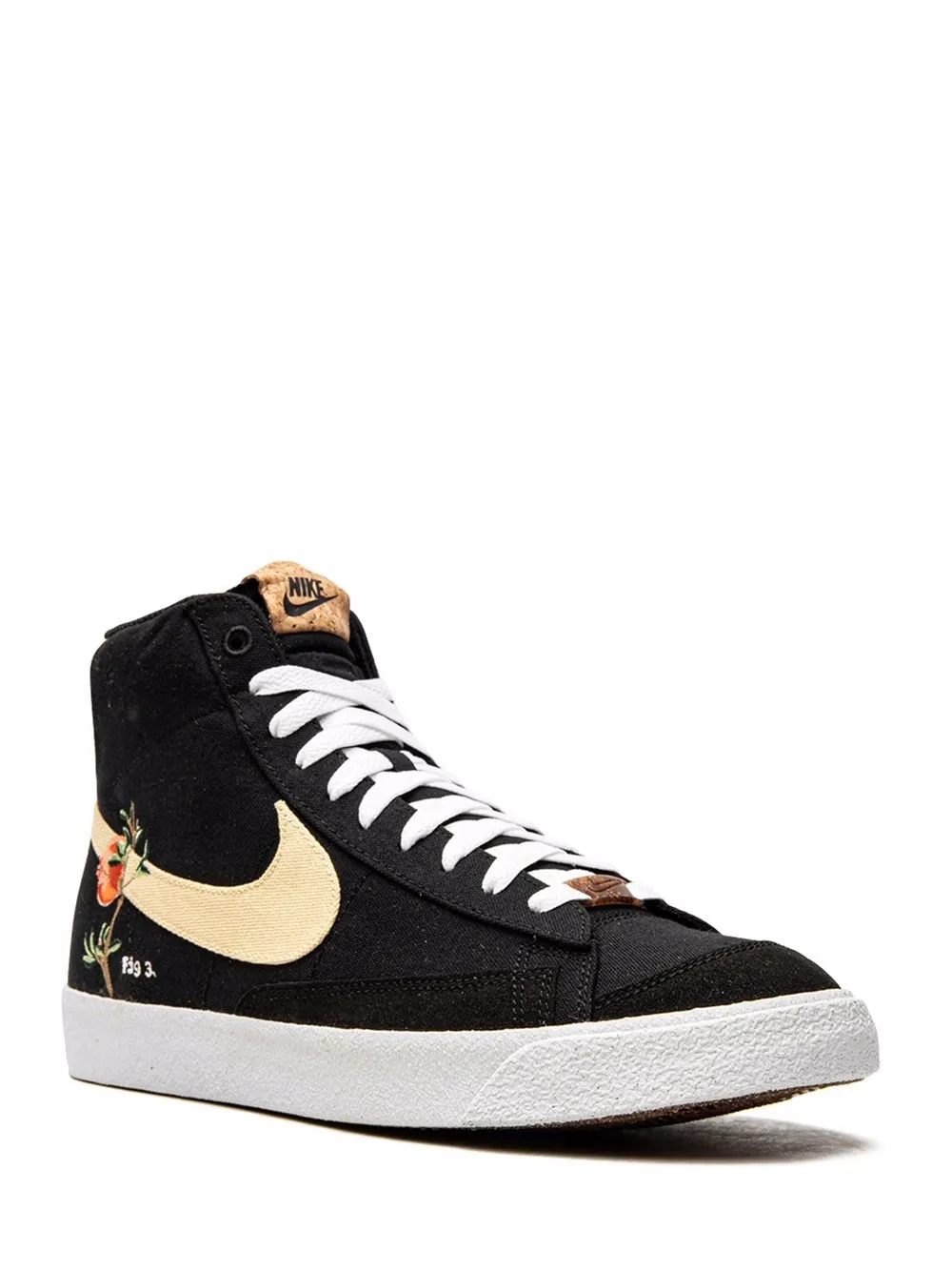 Высокие кеды Blazer Mid 77 Nike, черный — фото 2