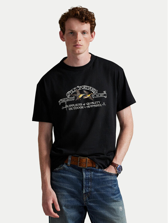

Футболка classic fit 710981142001 Polo Ralph Lauren, чёрный