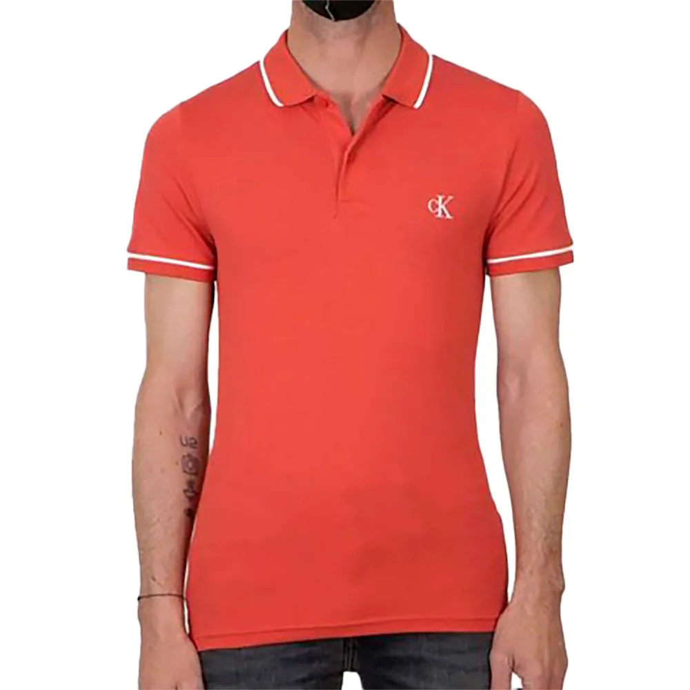 

Поло с коротким рукавом Calvin Klein J30J315603, оранжевый
