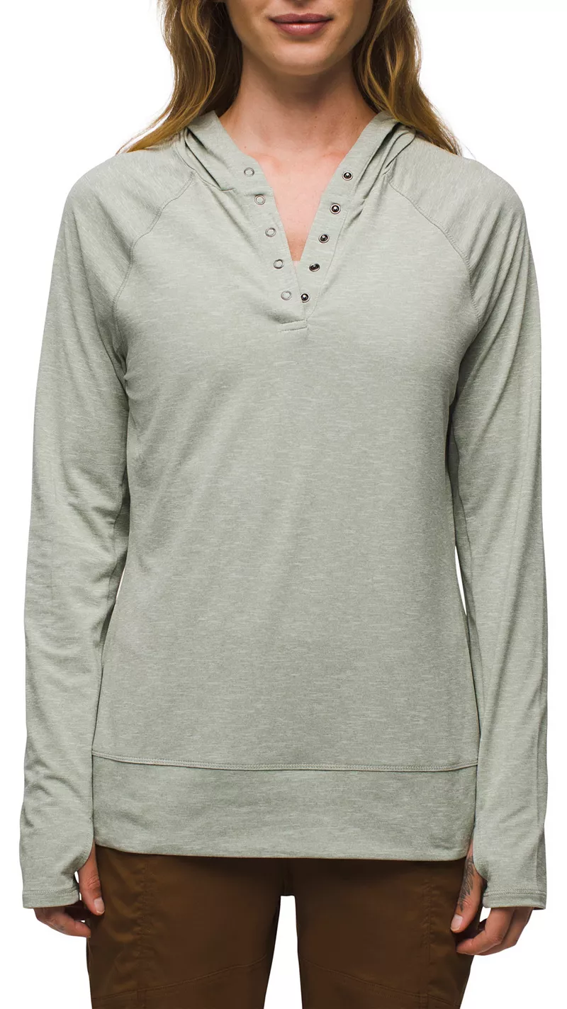 

Женская худи Sol Searcher Prana, цвет Juniper Green