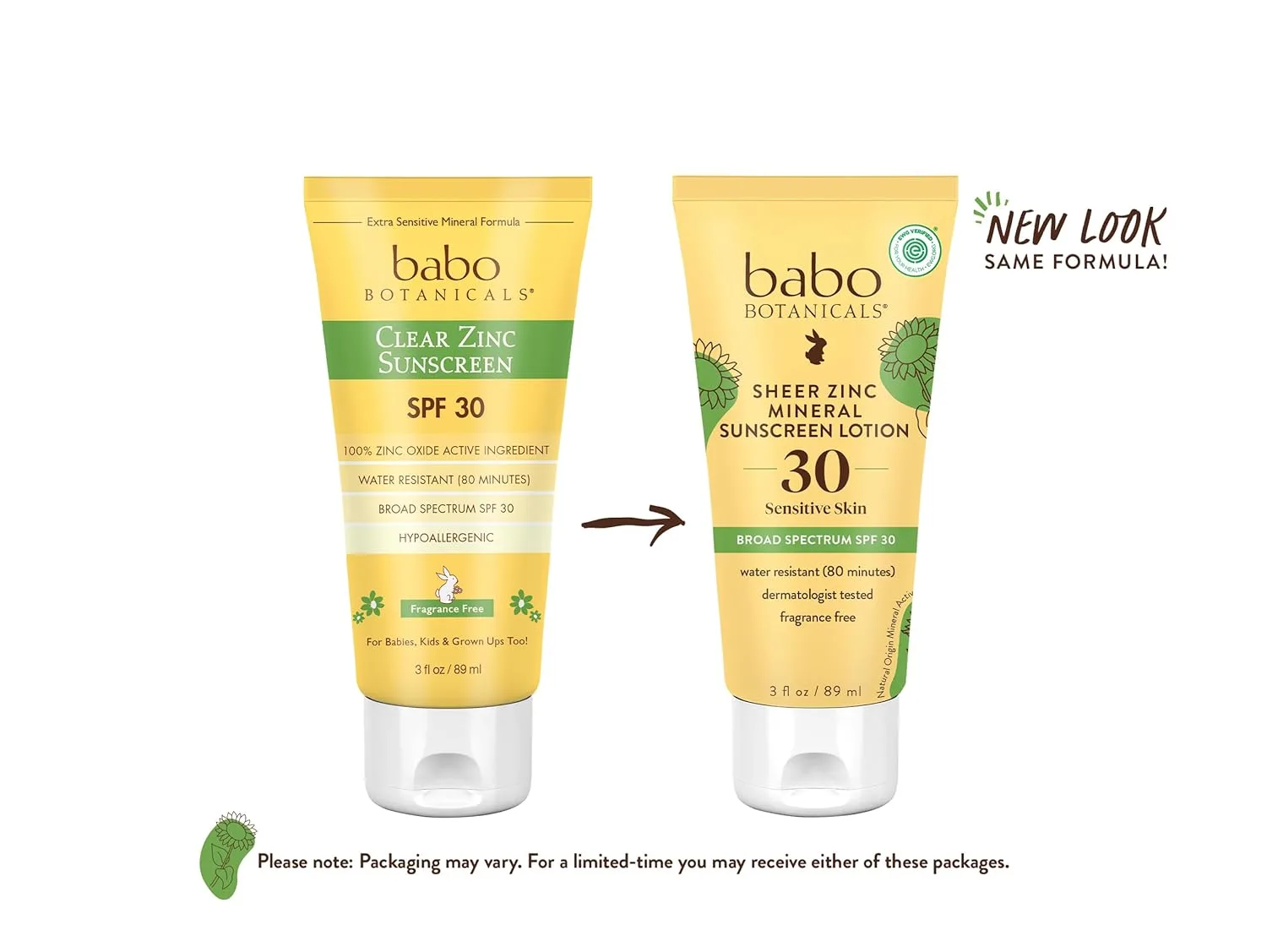 Babo Botanicals Sheer Zinc Mineral Sunscreen Lotion SPF30 - Natural Zinc Oxide - Shea Butter - для лица и тела - водостойкий - без отдушки - EWG Verified - Vegan - для всех возрастов - 90 мл — фото 2