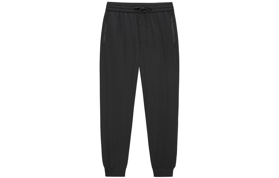 

Вязаные спортивные штаны мужские черные EMPORIO ARMANI