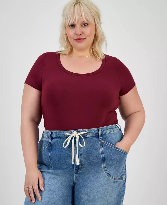 

Футболка Trendy Plus с круглым вырезом Hippie Rose, красный