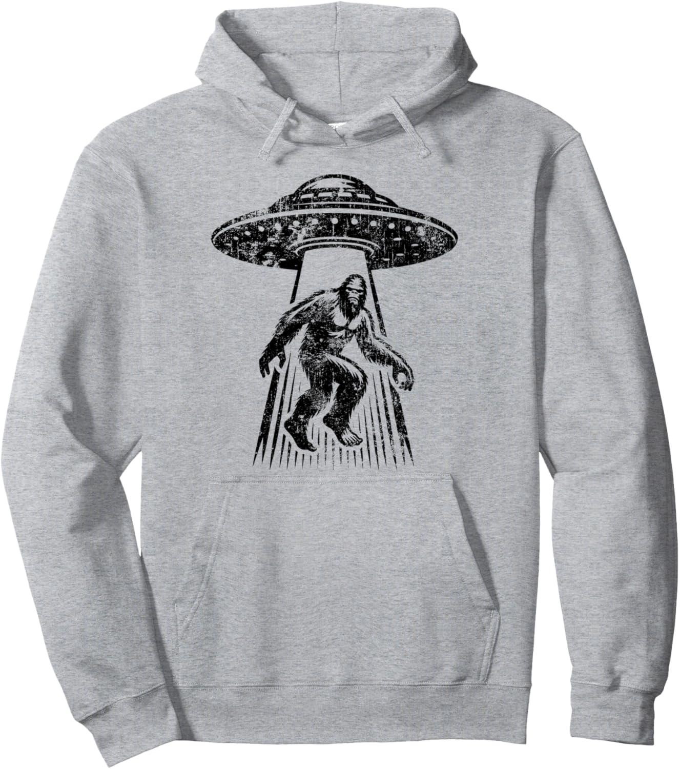 

Худи с надписью «Похищение инопланетянином Бигфута» Utopia Sport Bigfoot Shop, серый