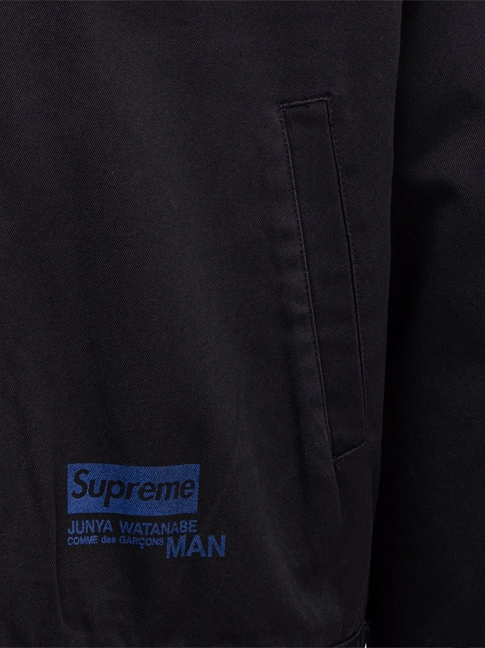 Куртка-рубашка с принтом из коллаборации с Junya Watanabe Supreme, черный — фото 3