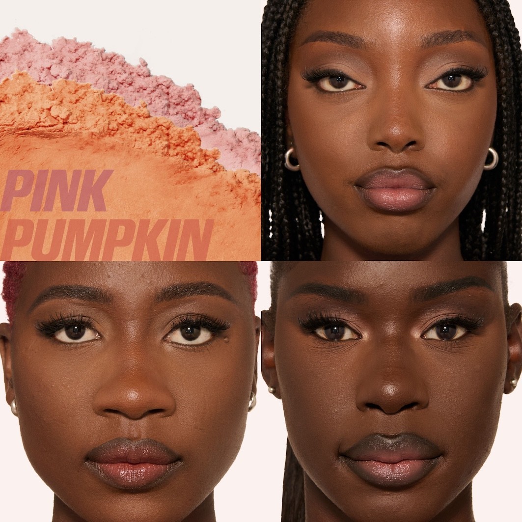 Пудра для лица easy bake duo loose powder Huda Beauty, pink pumpkin, вес 13 гр. — фото 2