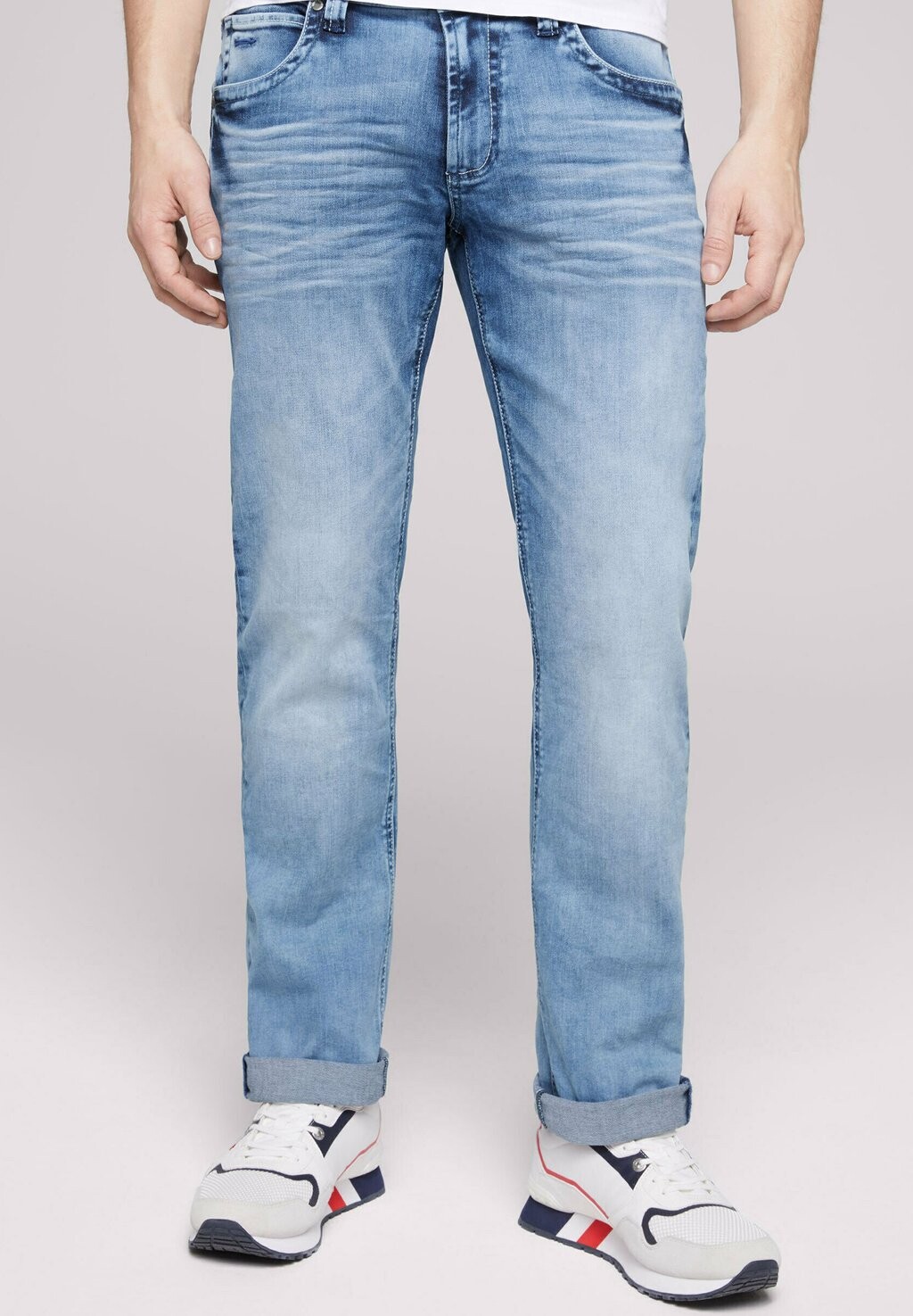 

Джинсы прямые JEANS NI:CO MIT VINTAGE-WASCHUNG Camp David, цвет mid blue used