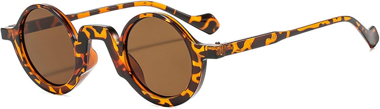 

Солнцезащитные очки Helena Fashion в маленькой круглой оправе, унисекс, в стиле ретро-панк, модные овальные очки, повседневные солнцезащитные очки с защитой от УФ-излучения UV400, C6