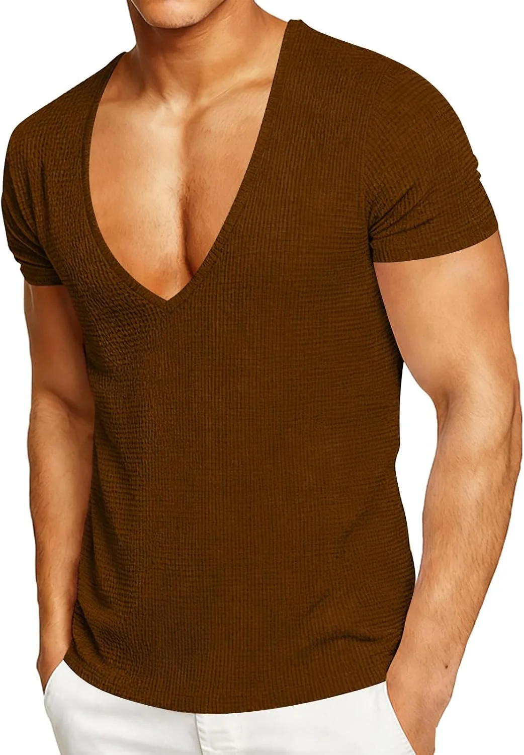 

Футболка Dademeo Fitness V-Neck с контрастными вставками