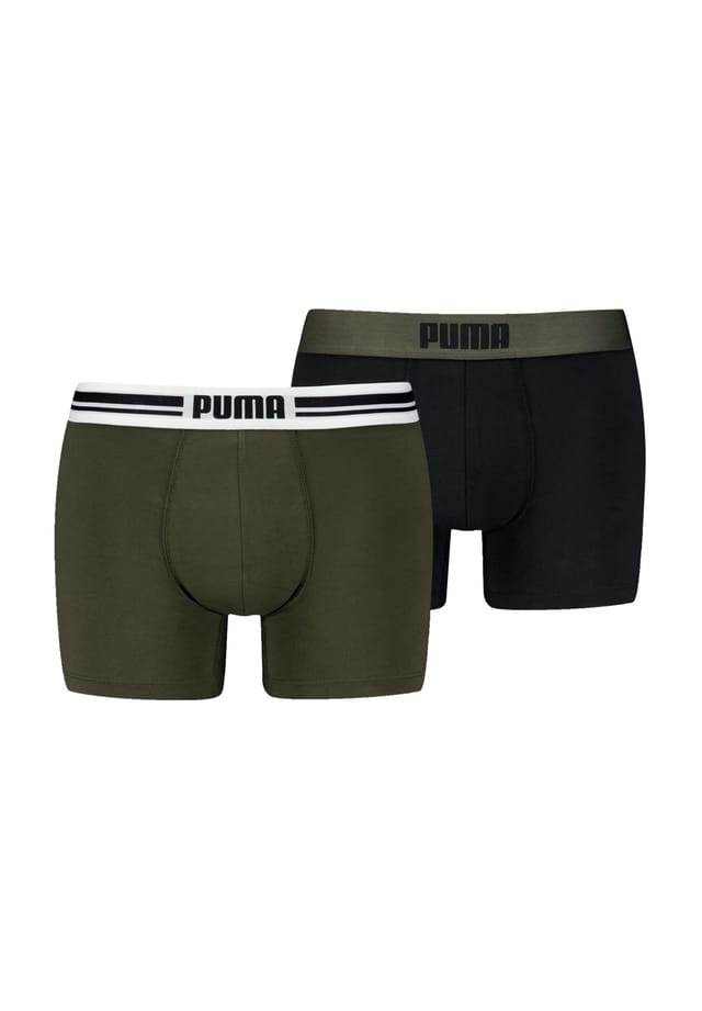 

Повседневные брюки комплект из 2 пар с логотипом на поясе Puma, цвет 006 forest night