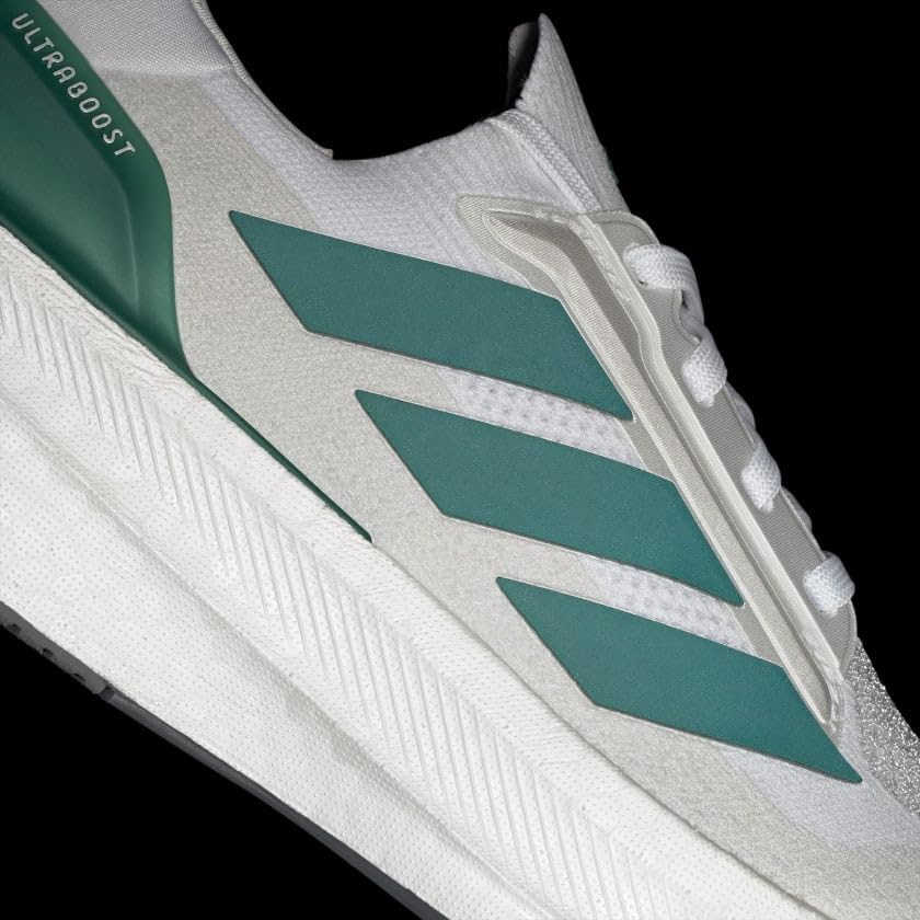 Мужские кроссовки для бега adidas Ultraboost 5X, белый/зеленый — фото 2