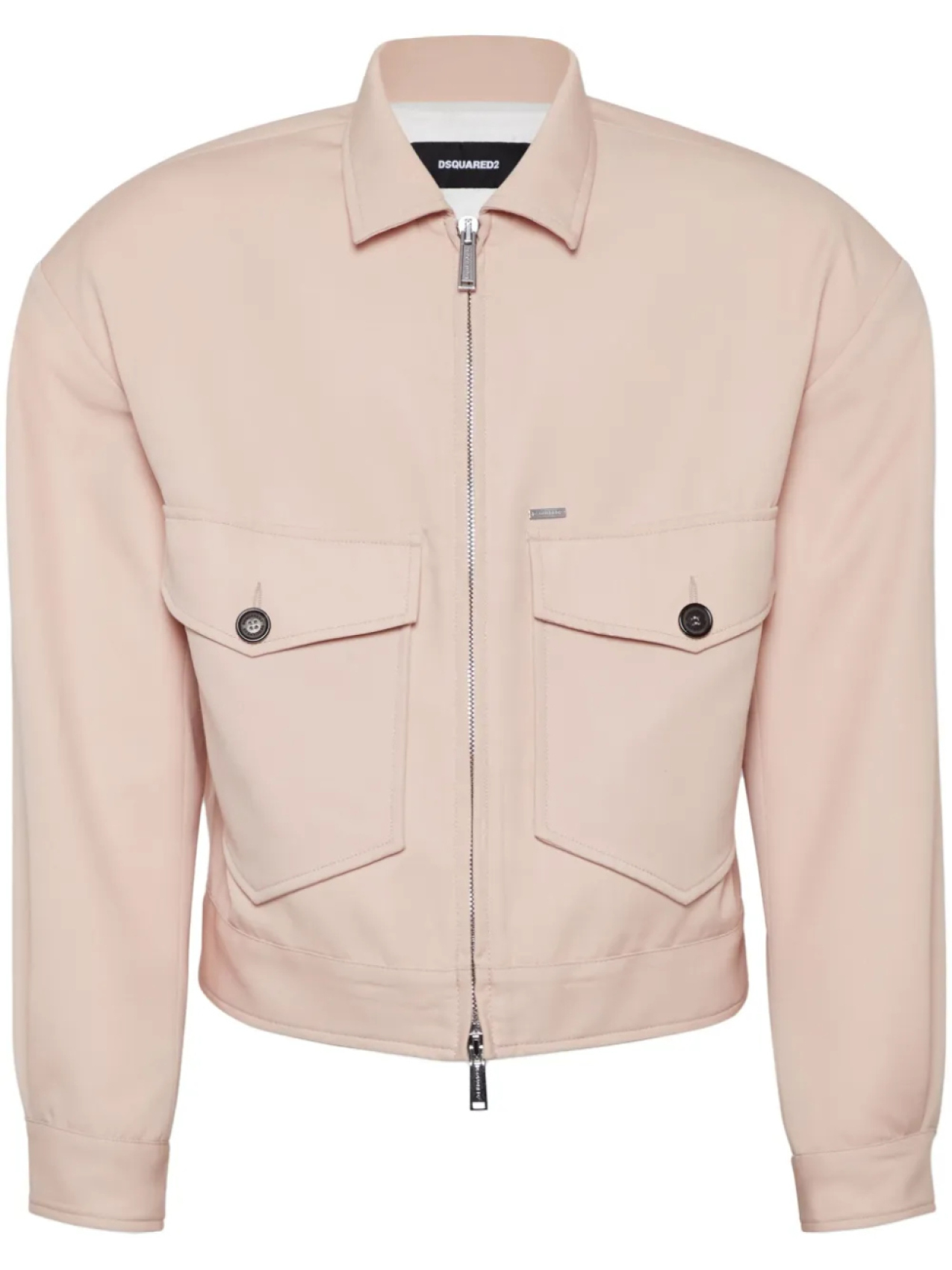 

DSQUARED2 бомбер из вирджинской шерсти, розовый