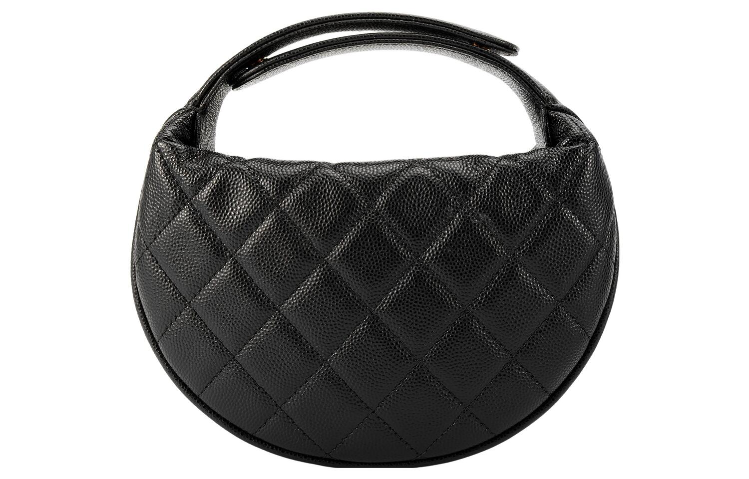 CHANEL Мини клатч из личи и кавиарной кожи — фото 3