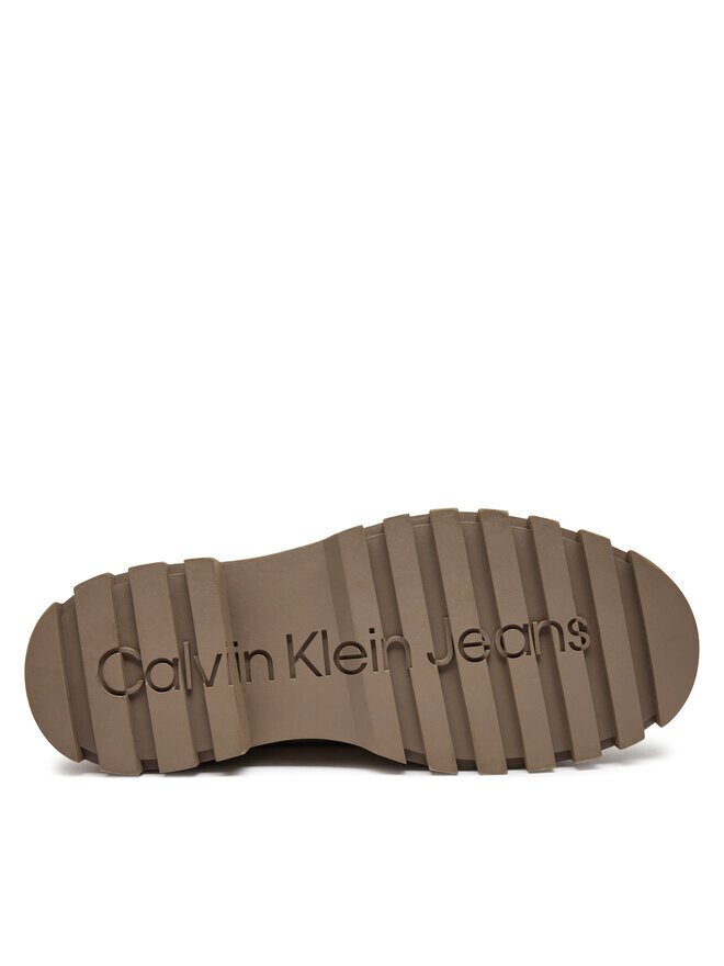 Сапоги Calvin Klein Jeans Lugged Lace Zip Boot Oxf Hr Su YM0YM01068 Beis, бежевый — фото 4