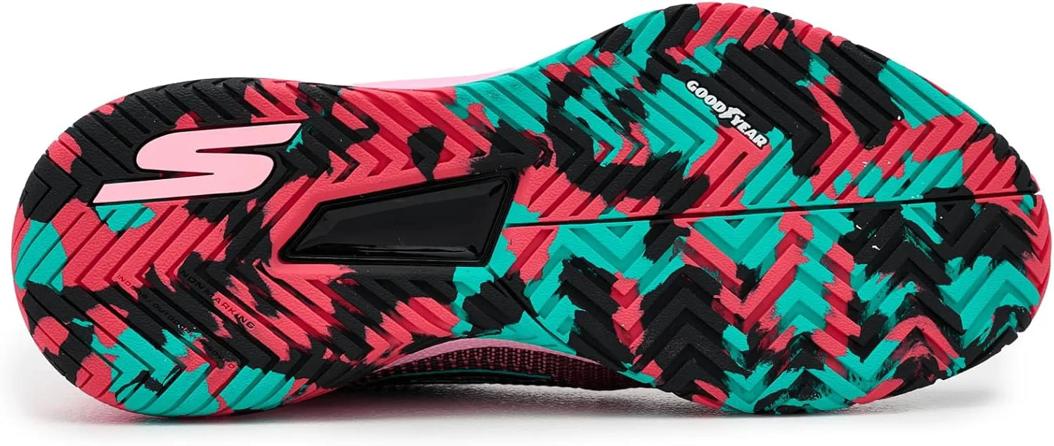 Кроссовки Skechers для мужчин Pickleball Viper Court Pro 2.0, розовый/черный — фото 4
