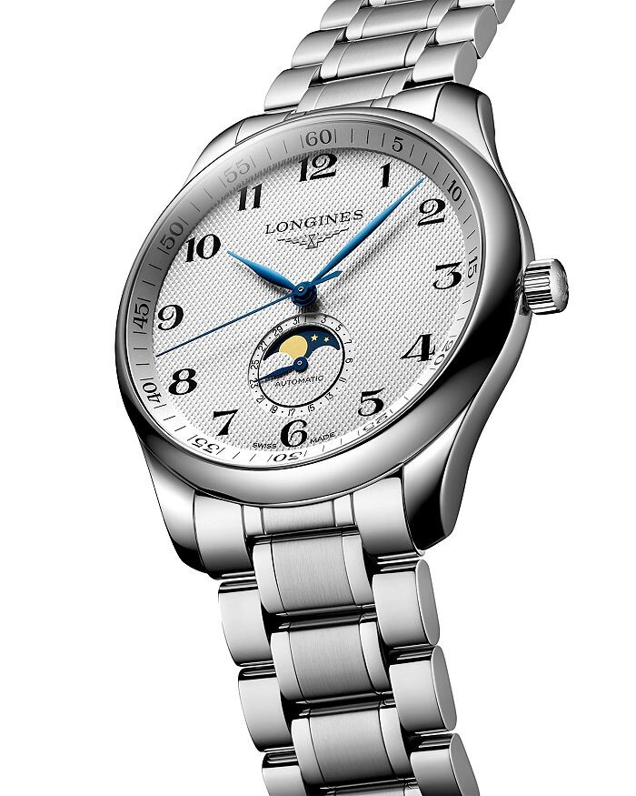 

Часы Longines Master, 42 мм, серебряный