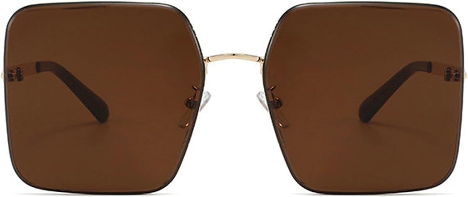 

Солнцезащитные очки Willochra без оправы, квадратные, увеличенного размера, для женщин и мужчин, 2025 год, роскошные классические очки для активного отдыха, винтажные очки для женщин, C2