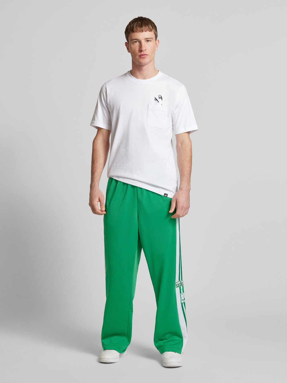 

Спортивные брюки прямого кроя с эластичным поясом «ADIBREAK» adidas Originals