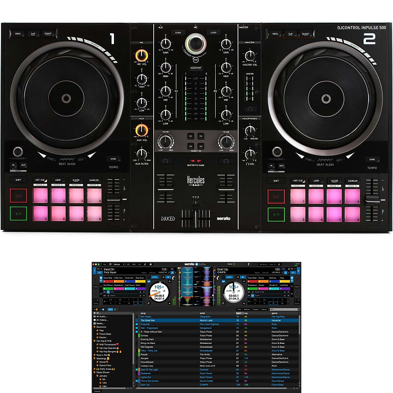 

DJ-Контроллер Hercules DJ DJConInp500BN