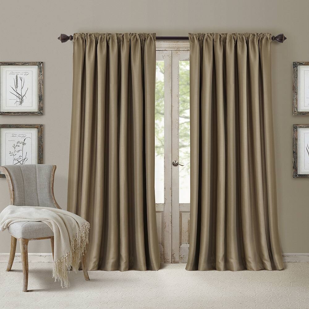 

Elrene Home Fashion Всесезонные затемняющие оконные занавески, цвет Antique Gold