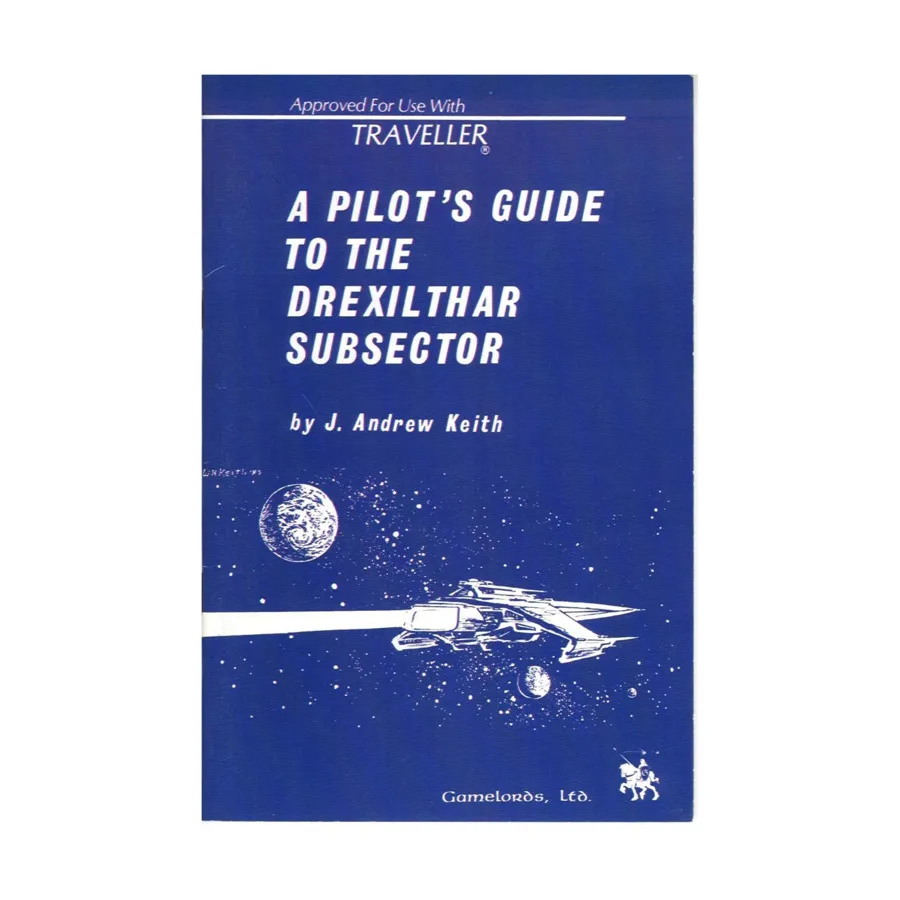 

Pilot's Guide to the Drexilthar Subsector, A, Traveller (Gamelords), мягкая обложка