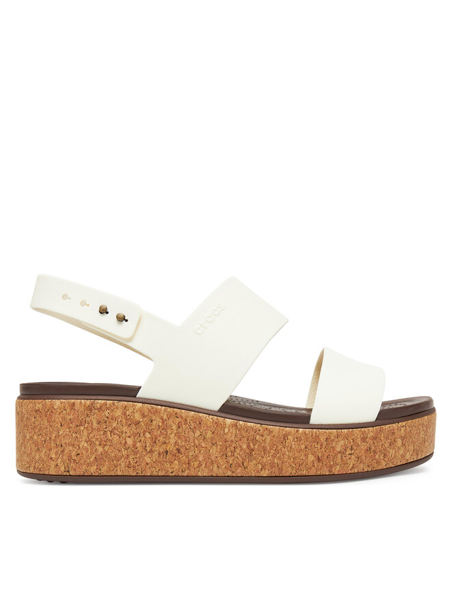 Сандалии Brooklyn Cork Low Wedge 211144 Crocs, бежевый