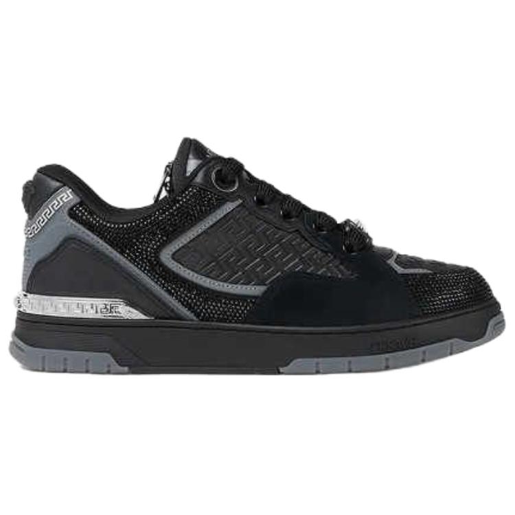VERSACE Кроссовки для скейтбординга VanVleet низкие мужские black — фото 4