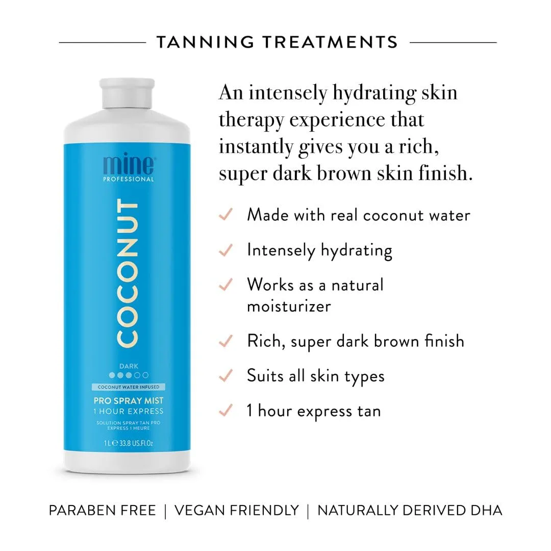 Набор для автозагара MineTan Mobile Spray Tan Machine | Легкий и портативный для дома, салонов и мобильных мастеров, аэрографическое покрытие, ровный загар, Vegan Friendly, одобрено PETA 333 мл (3 шт.) Minetan Body.Skin, brown — фото 3