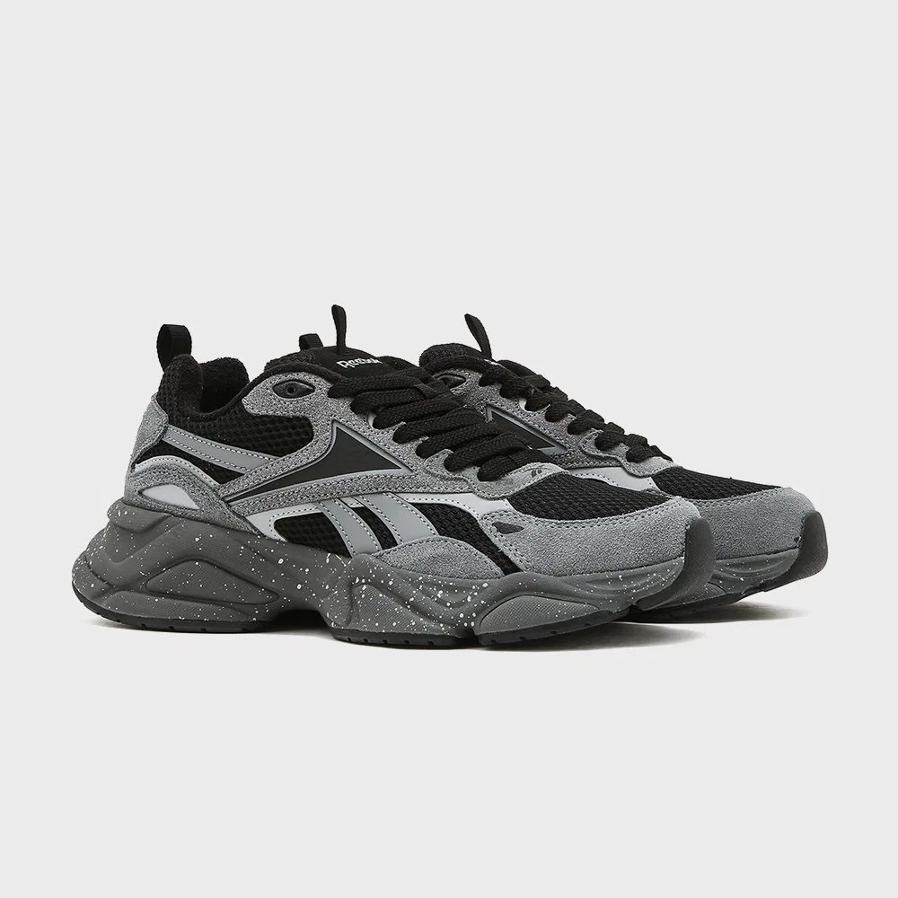 Мужские низкие кроссовки Charge Run угольного цвета от Reebok — фото 2