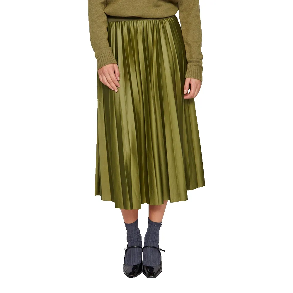 

Юбка Vila Nitban midi skirt, зеленый