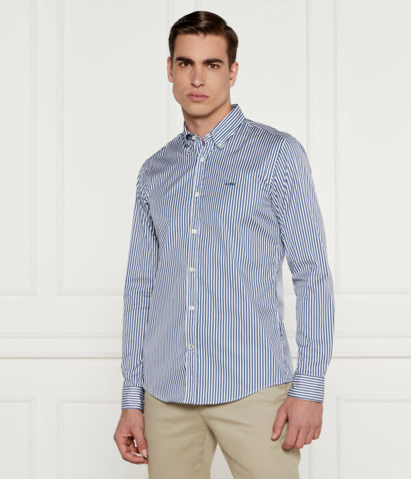 

Рубашка Boss Roan Slim Fit, синий