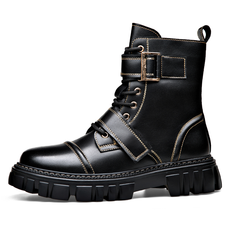 

Cachiotti Высокие ботинки Martin мужские черные с мягкой подкладкой, цвет Black Padded