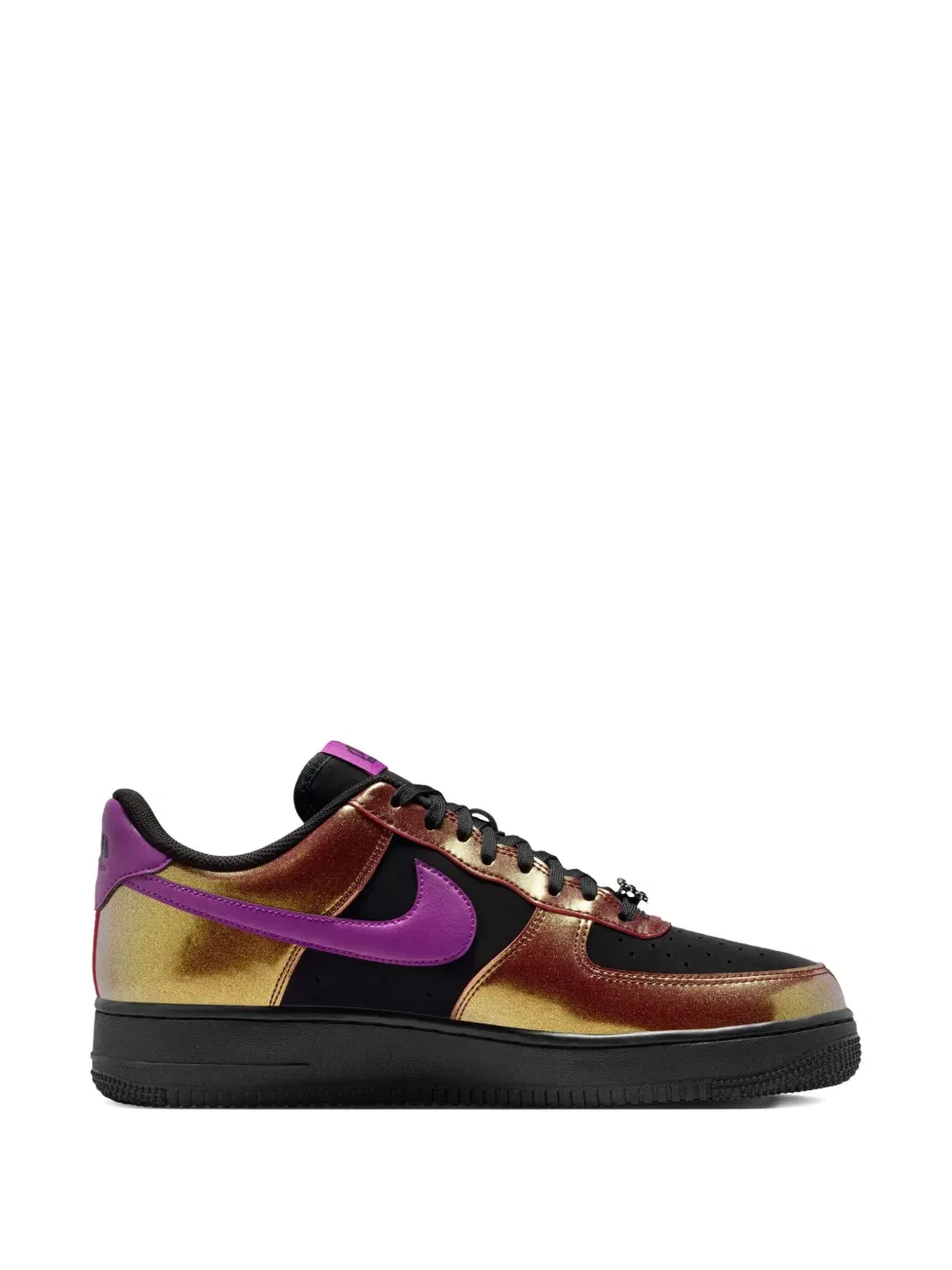 Низкие кроссовки Air Force 1 в стиле "глэм-рок" Nike, золото