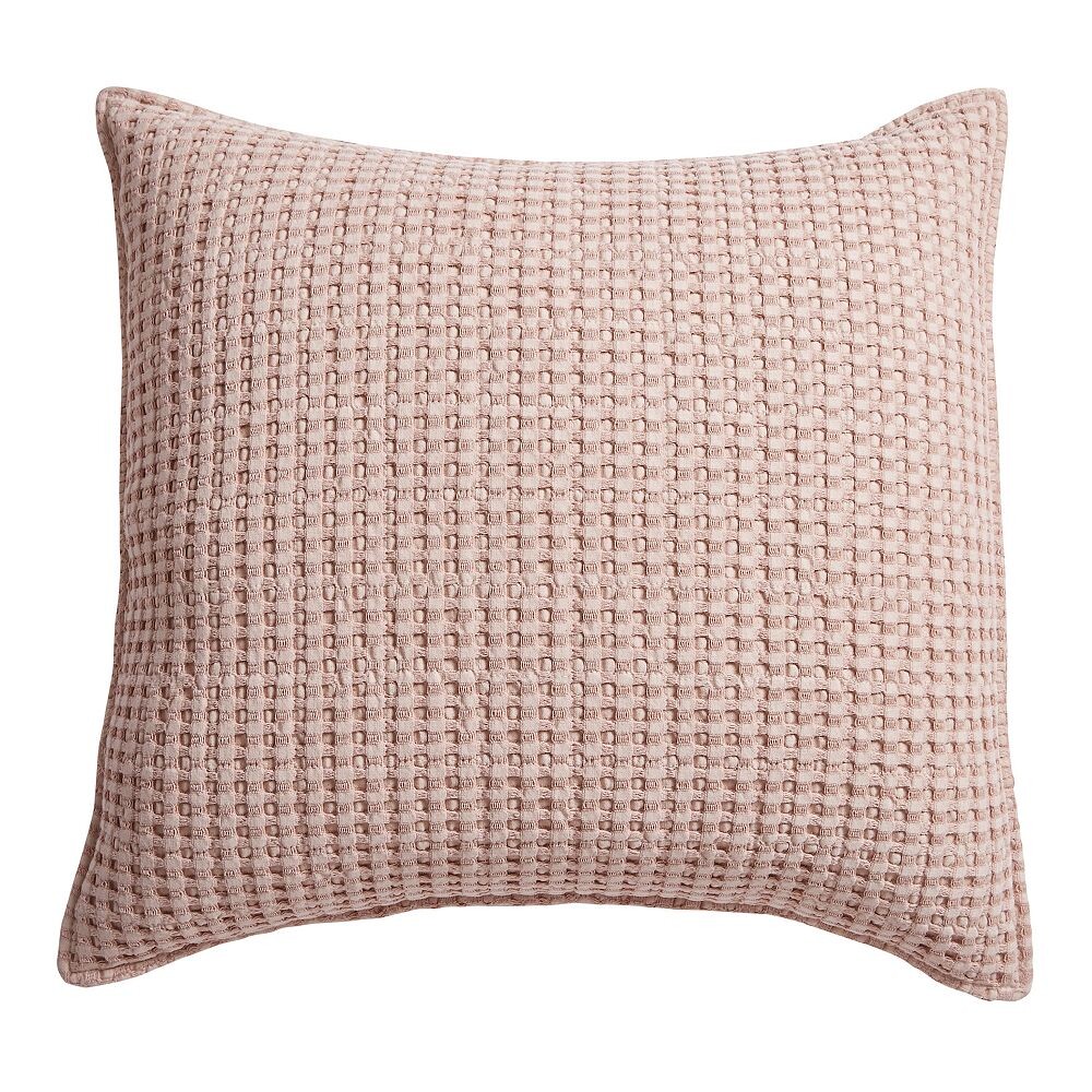 

Подушка Levtex Home Mills Waffle Square, цвет Blush