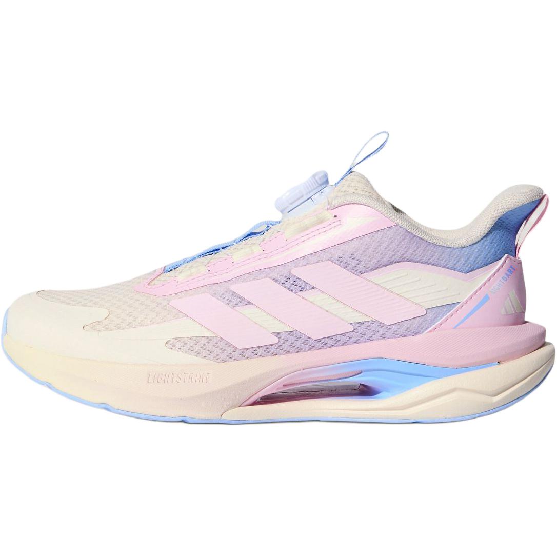 

Adidas Lightdart Habu Slip Resistant Abrasion Resistant низкие детские кроссовки для бега бежевый розовый синий Kids'