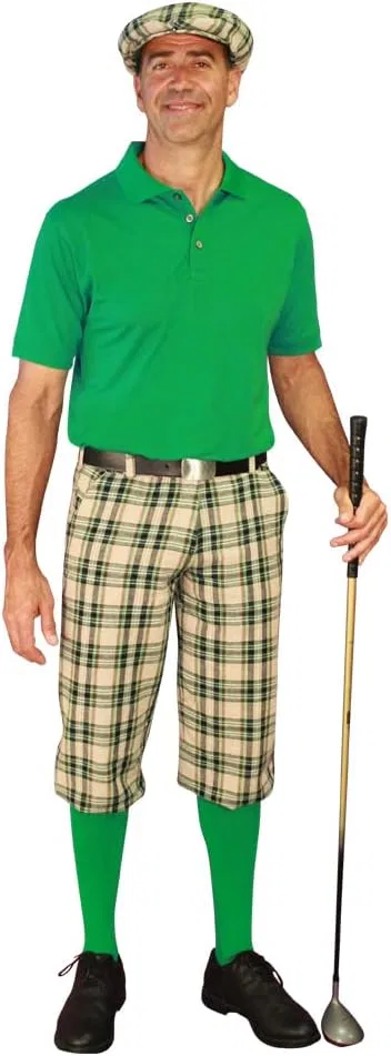 Golf Knickers Бридж для гольфа, цвет хаки, одежда для гольфа Stewart - мужской - салатовый