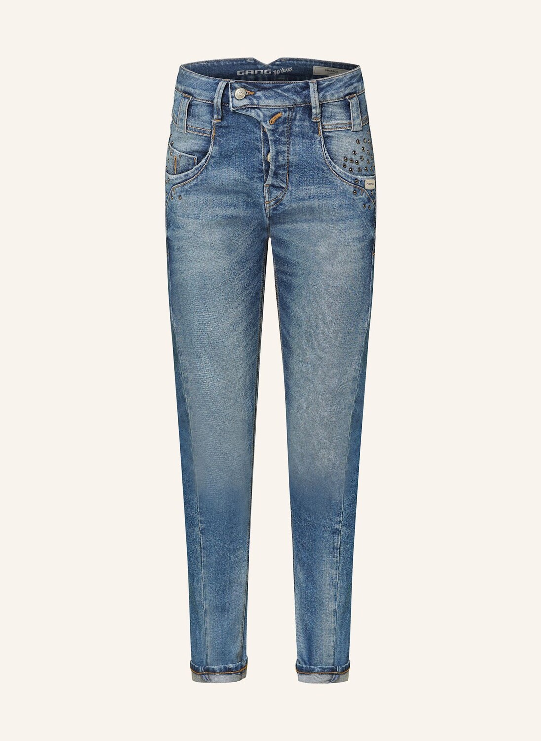 

Джинсы marge с заклепками GANG, цвет 7811 30 glam denim