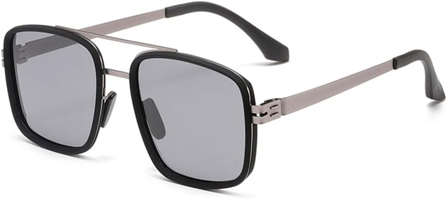 

Поляризованные солнцезащитные очки для мужчин, очки для вождения, металлические солнцезащитные очки для женщин и мужчин, винтажные очки, защита от ультрафиолета UV400 HDUBFY, 6